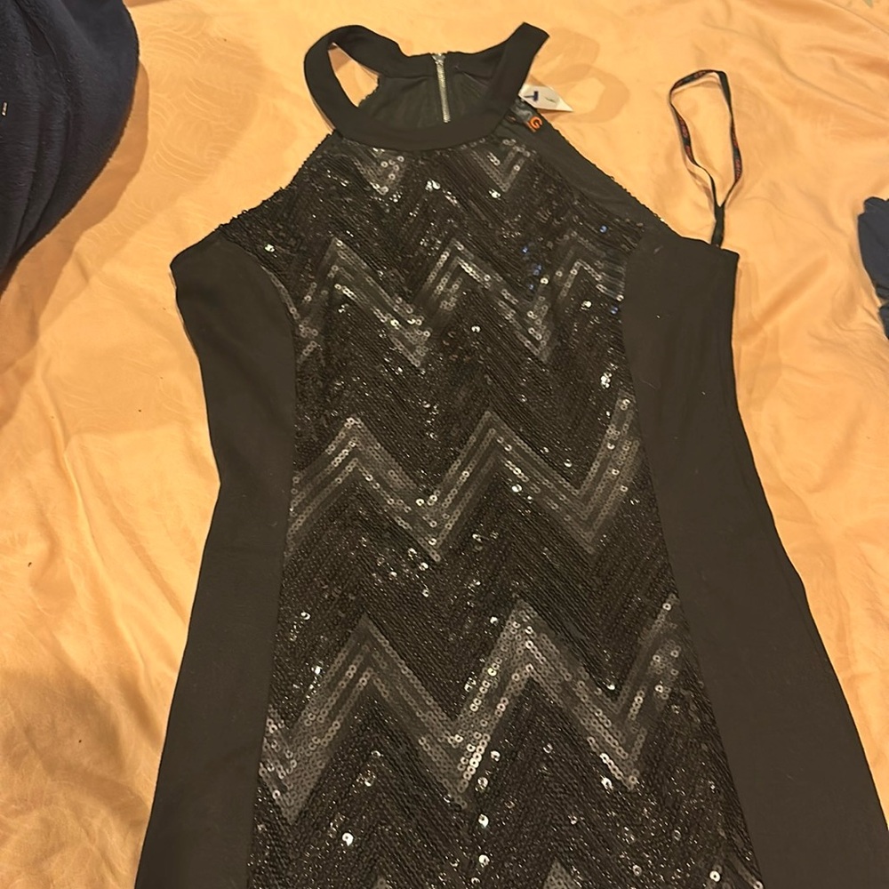 Cute black sequins dress G by Guess